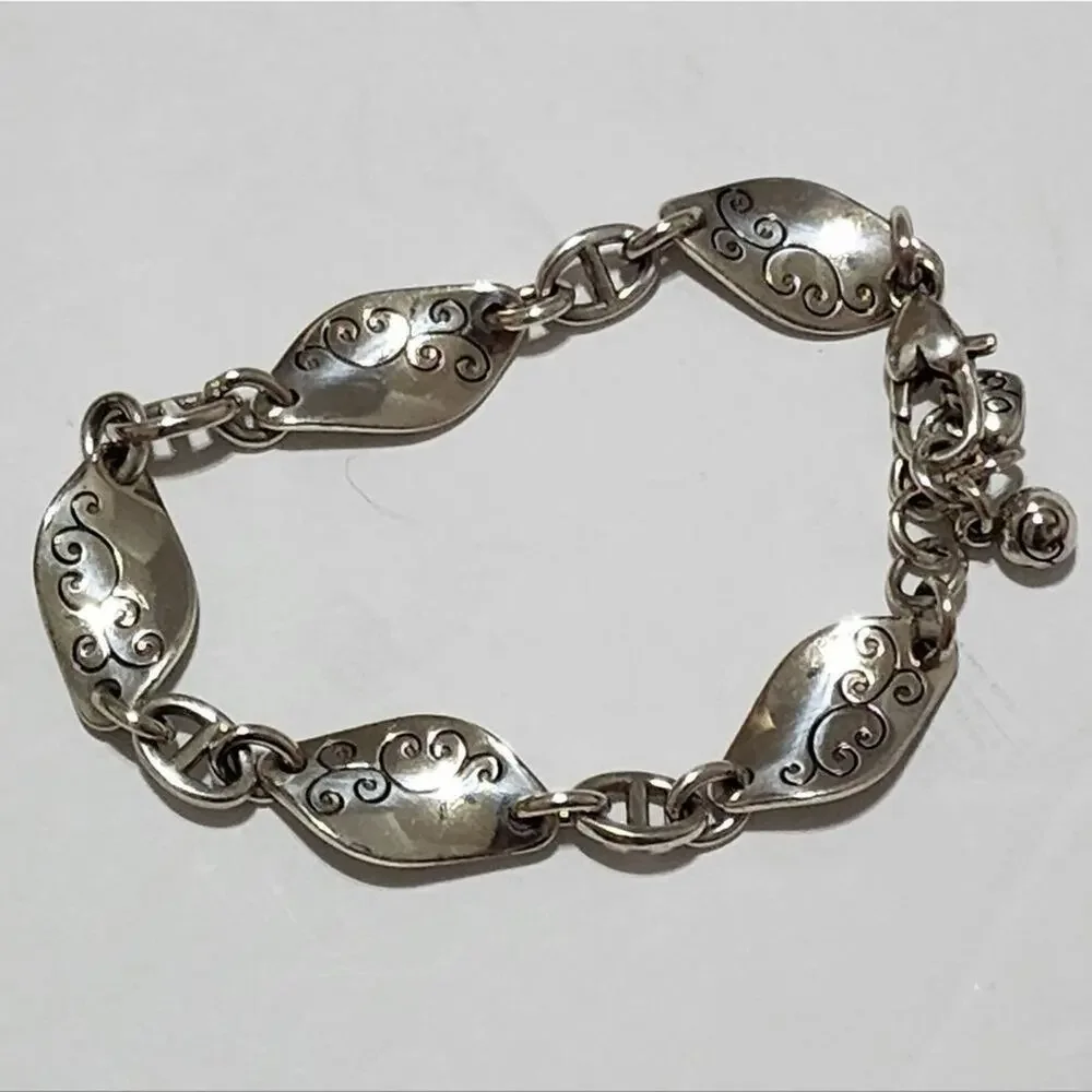 Brighton‎ scrolled silver plated twirl bracelet